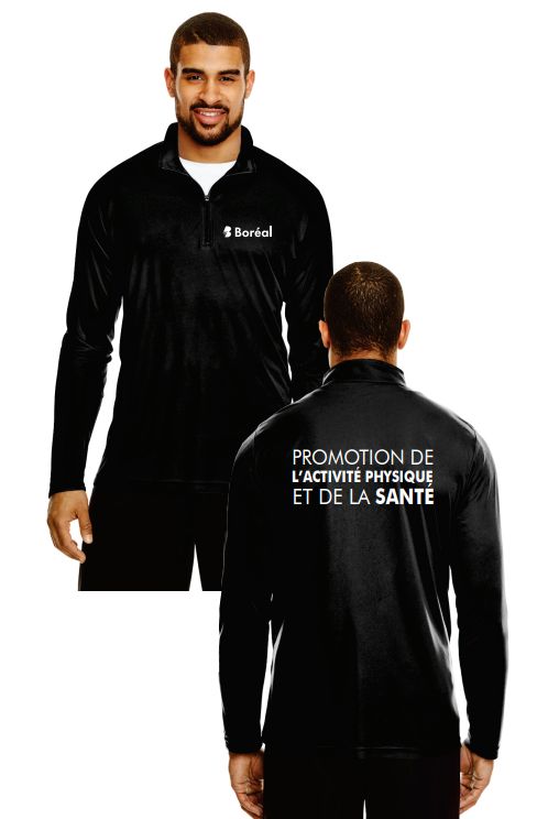1/4 Zip T-shirt à manches longues Dry Fit
