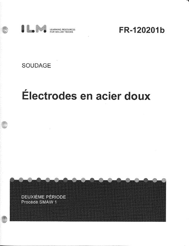Électrodes en acier doux