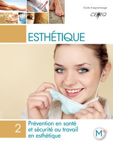 Esthétique - PRÉVENTION EN SANTÉ ET SÉCURITÉ AU TRAVAIL EN ESTHETIQUE