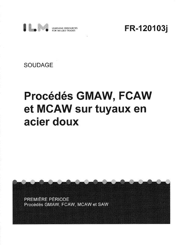 Procédés GMAW, FCAW et MCAW sur tuyaux en acier doux