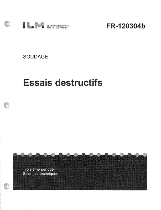 Essais destructifs