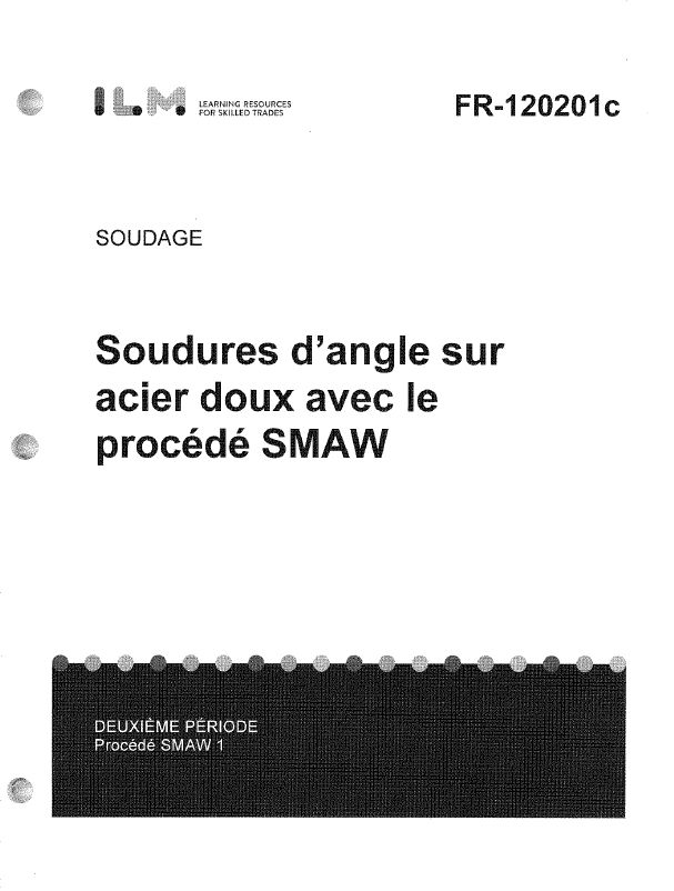 Soudures d’angle sur acier doux avec le procédé SMAW