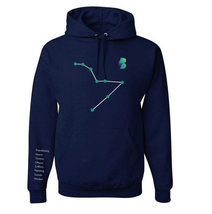 Hoodie - Map, Sizes: small