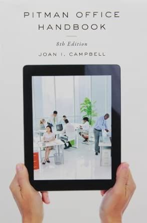 Pitman Office Handbook 8e