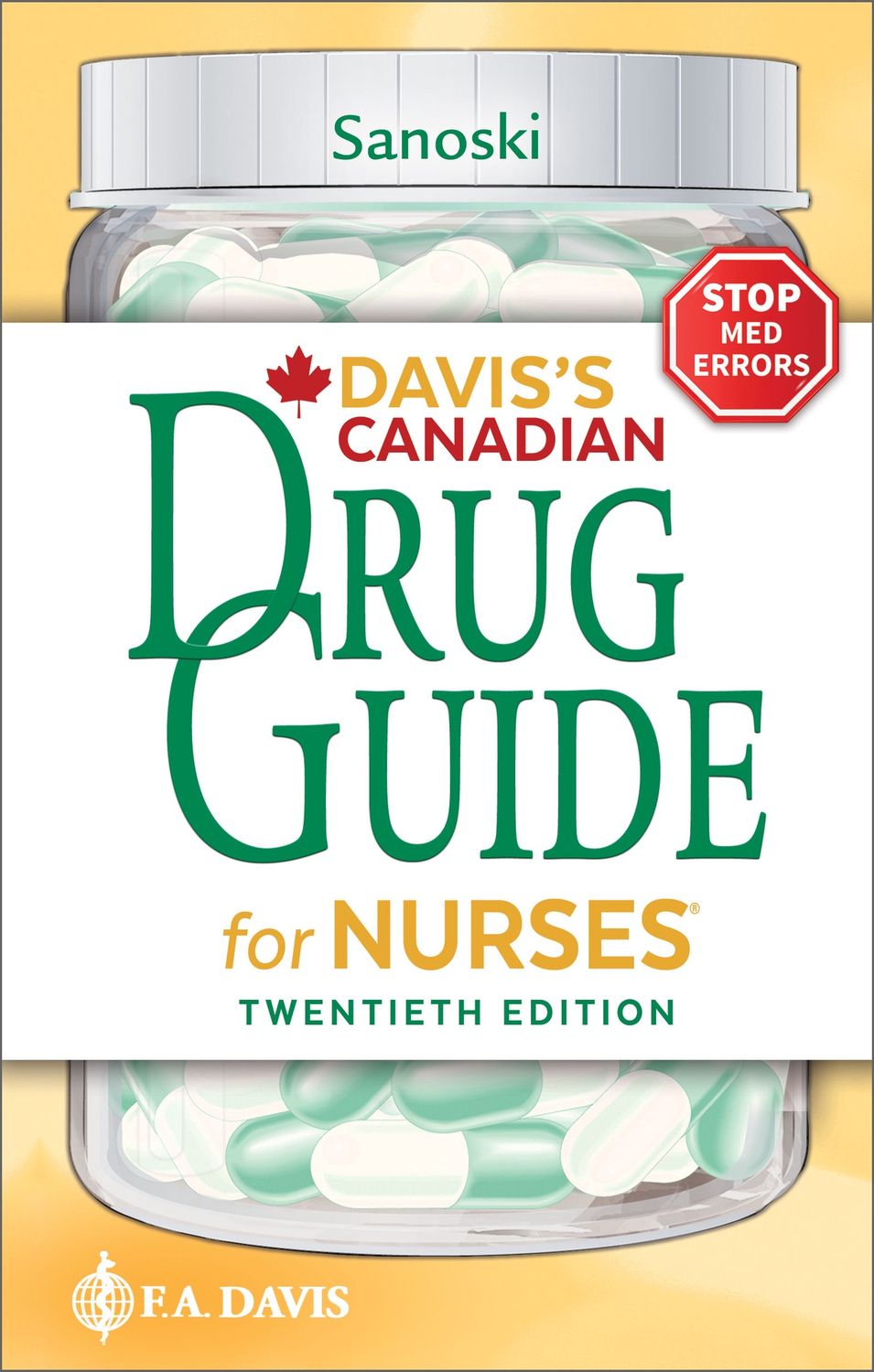 Sanoski Davis's Canadian Drug Guide for Nurses 20th Edition