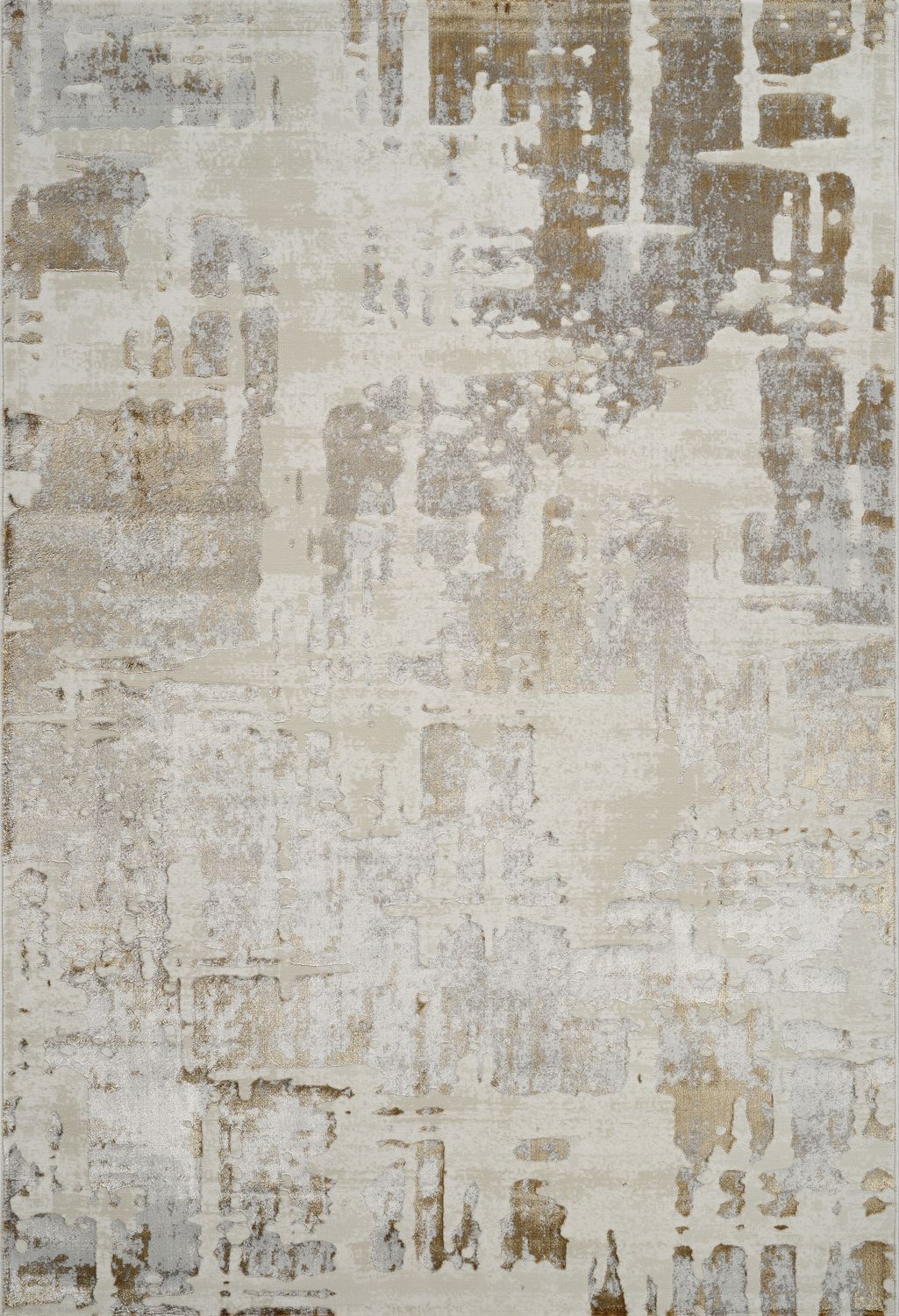 Viana 6015 Area Rug White/Gold