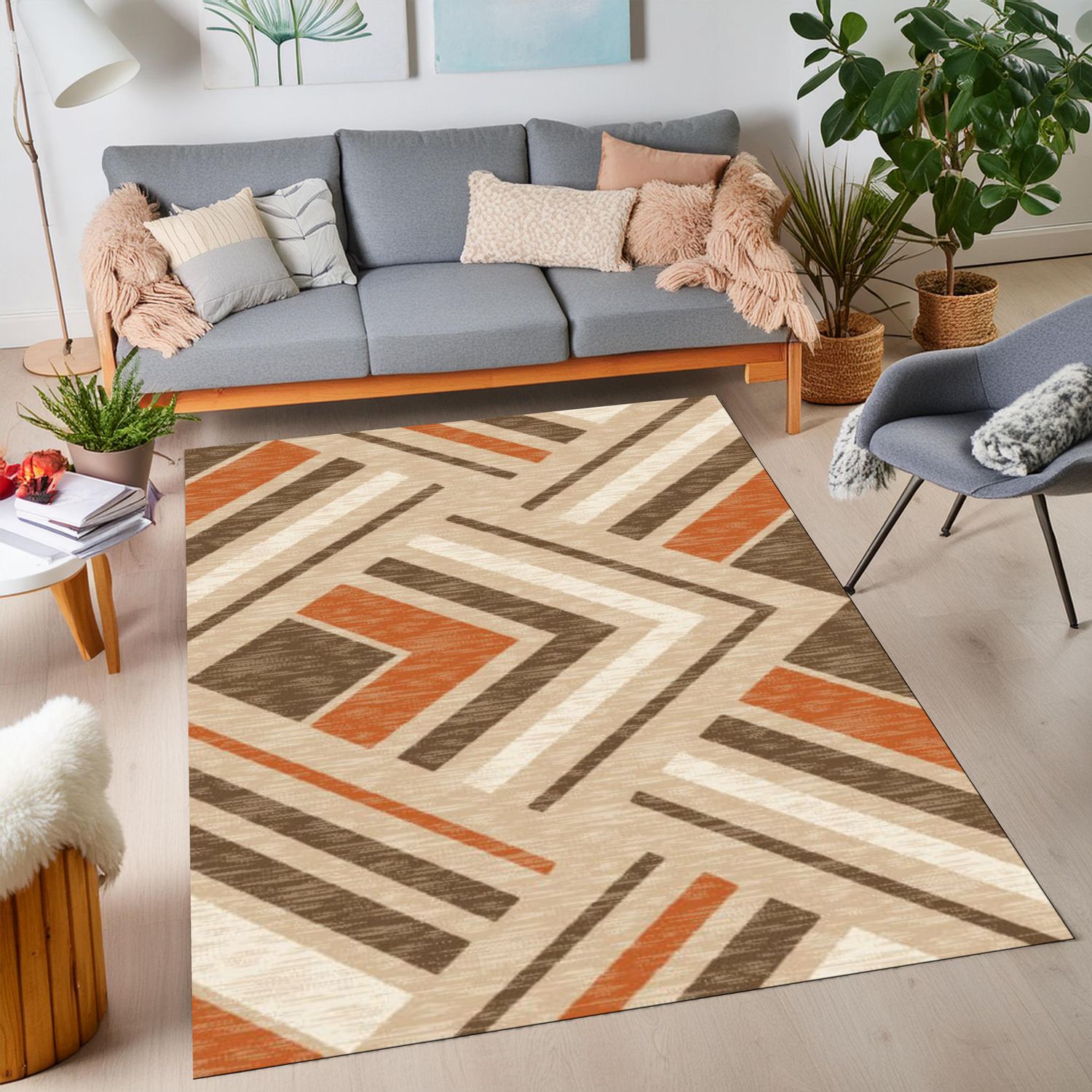 Orlean 5805A Area rug Beige/Terra