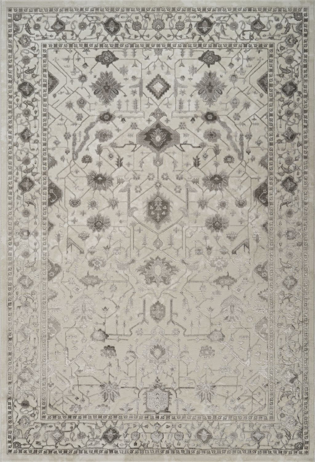 Viana 6344 Area Rug White/Vizion