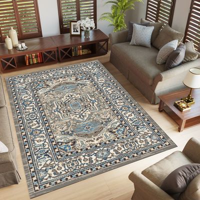 Orlean 5869A Area rug Grey/White