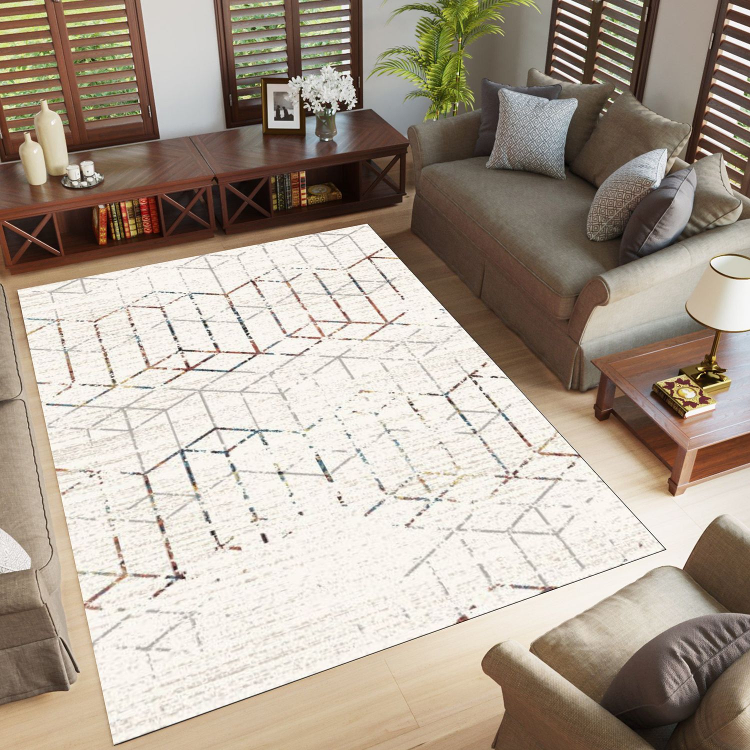 Jazz 4479A Area Rug GREY / GREY