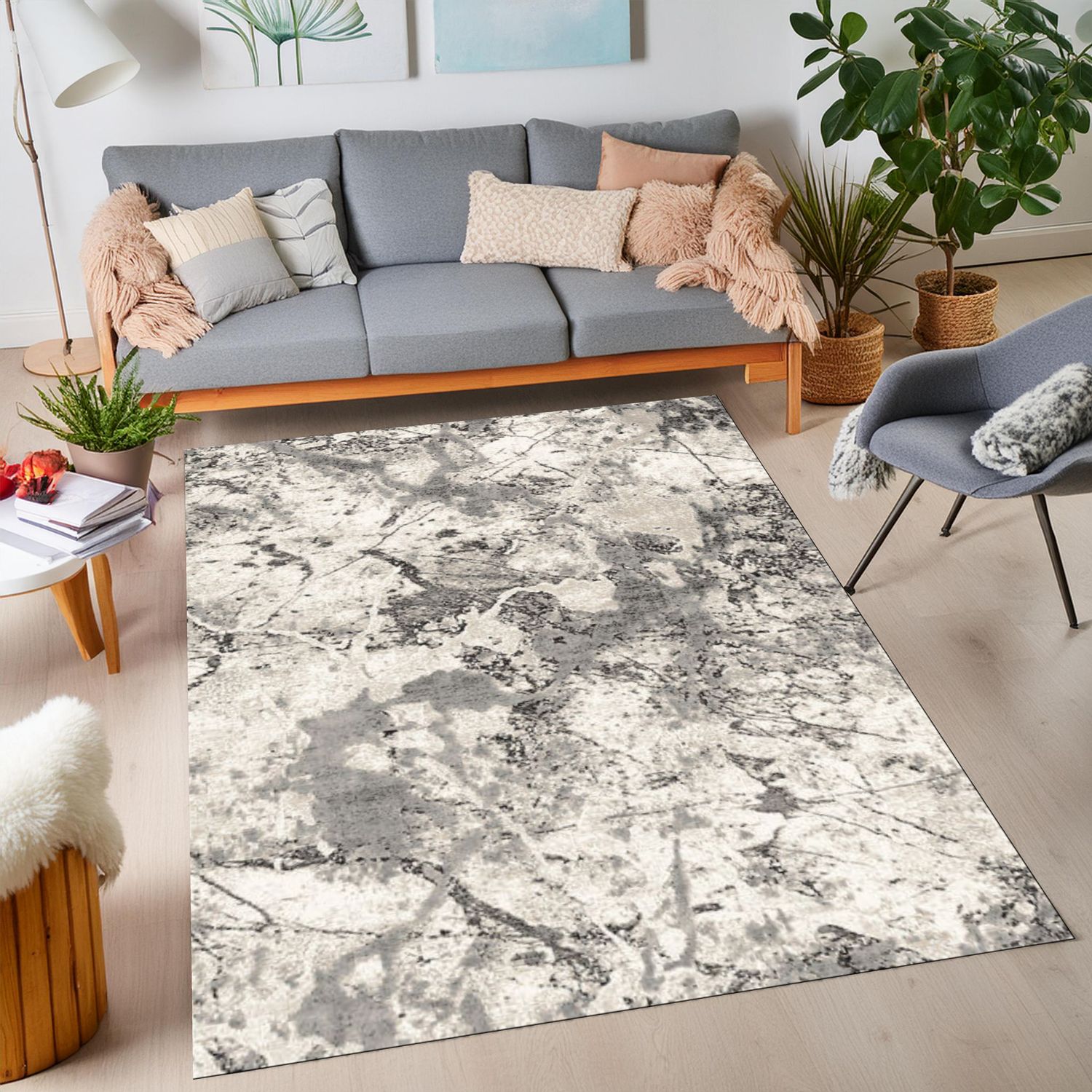 Jazz 5616C Area Rug WHITE / BEIGE