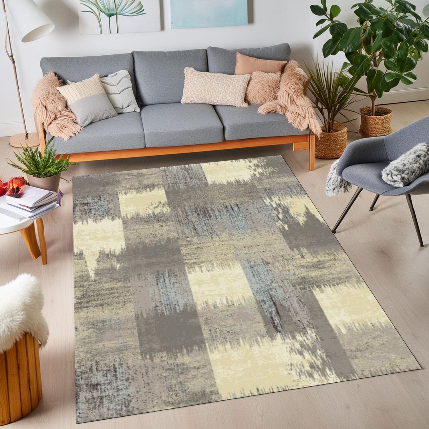 Moonwalk 3848 Area Rug Grey/Blue