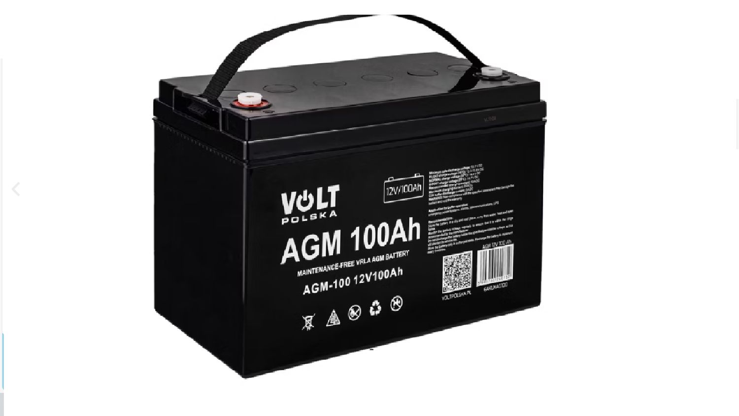 Akumulator 100Ah żel AGM
