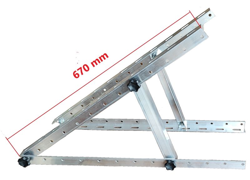 Uchwyt do mocowania Paneli Solarnych 670mm