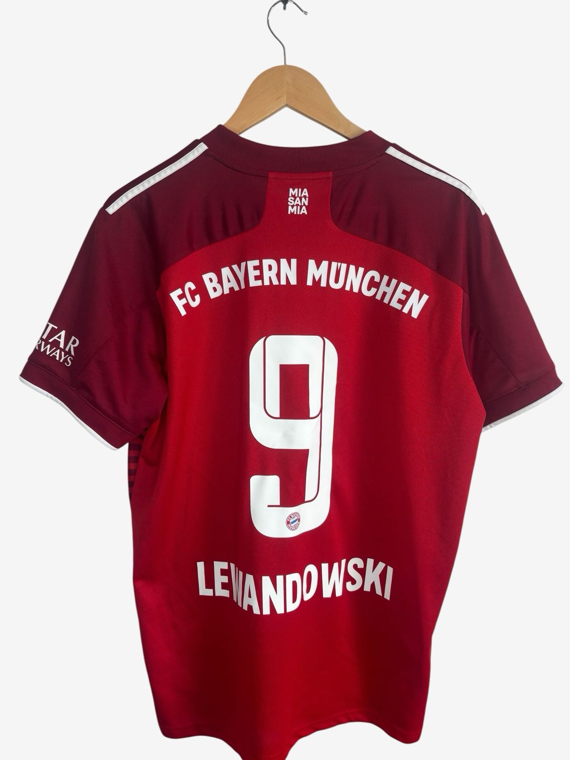 Bayern München Home 2021/2022 Lewandowski ( L )