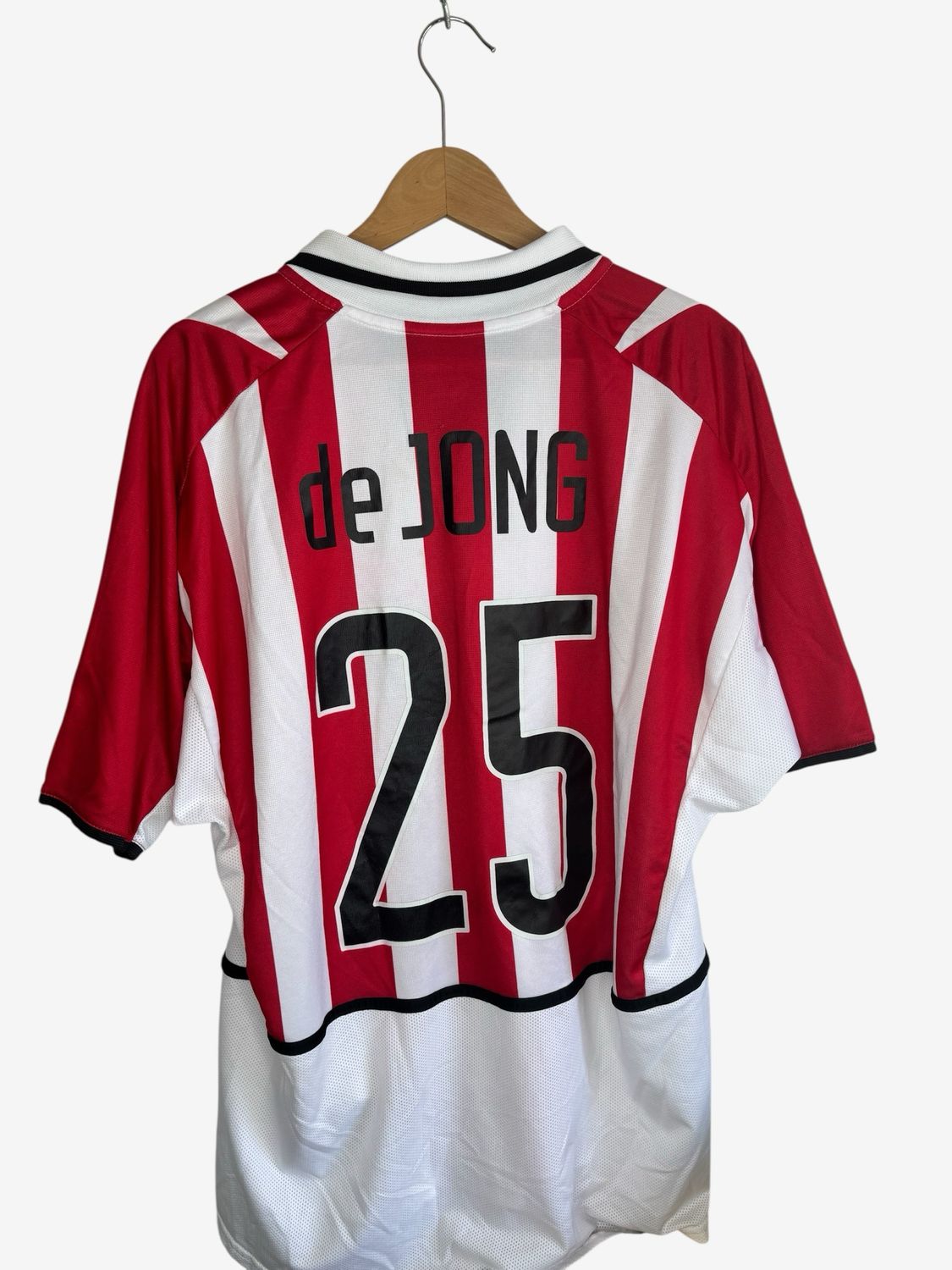 Matchworn/issued PSV Home 2002/2004 De Jong ( XL )