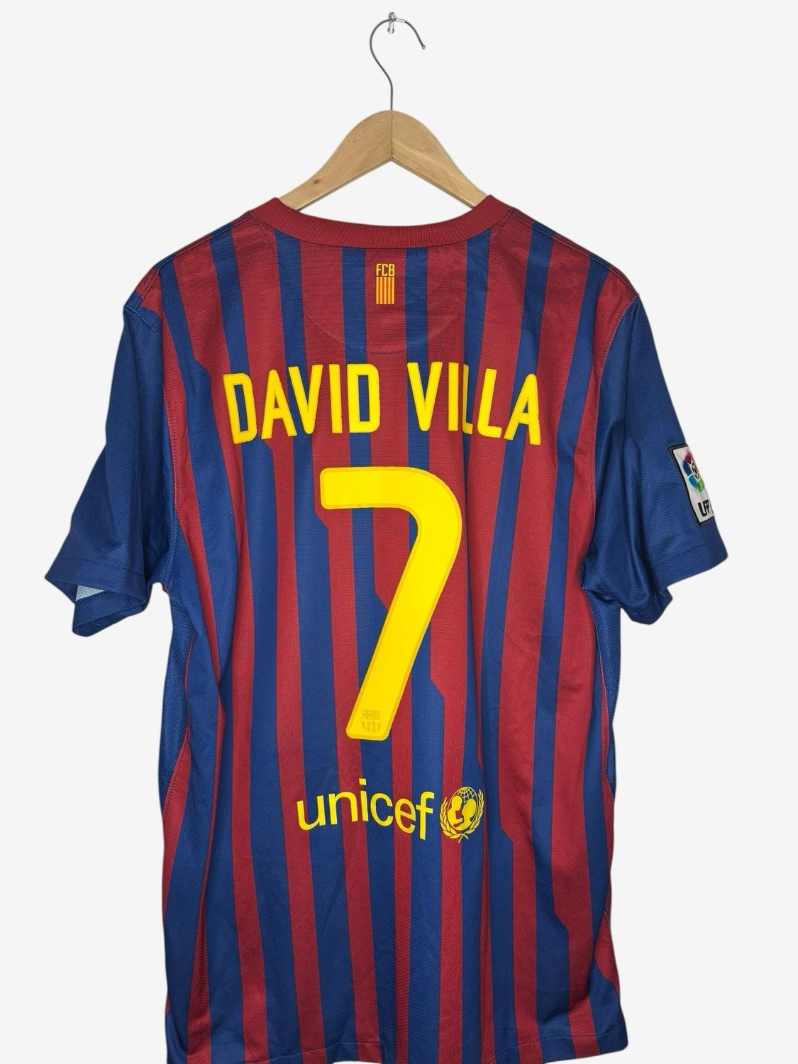 FC Barcelona Home 2011/2012 David Villa ( L )