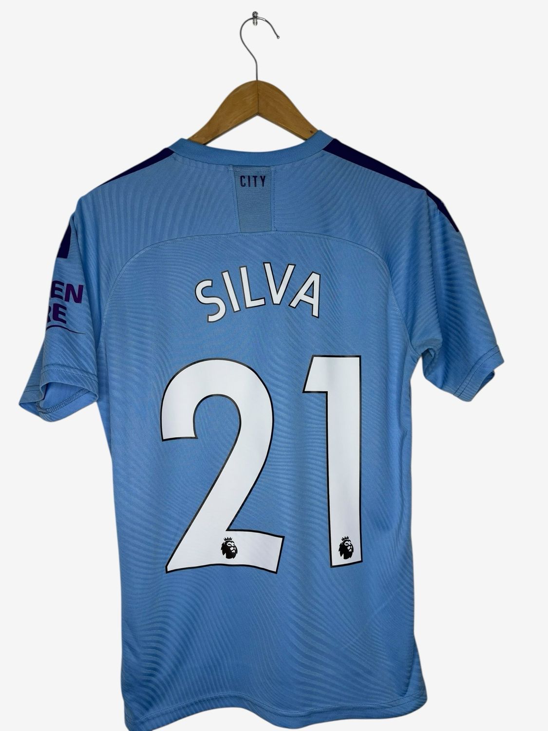 Manchester City Home 2019/2020 David Silva ( S )