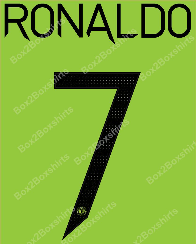 Manchester United 3de 2022/2023 UCL name set #7 Ronaldo ( repro )