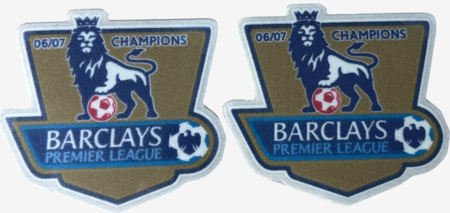 Premier League 2006/2007 Winner Patch Combi ( Repro )