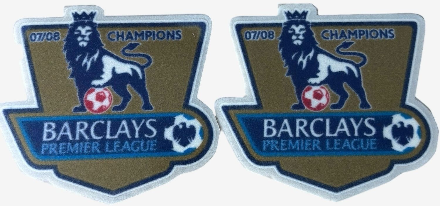 Premier League 2007/2008 Winner Patch Combi ( Repro )