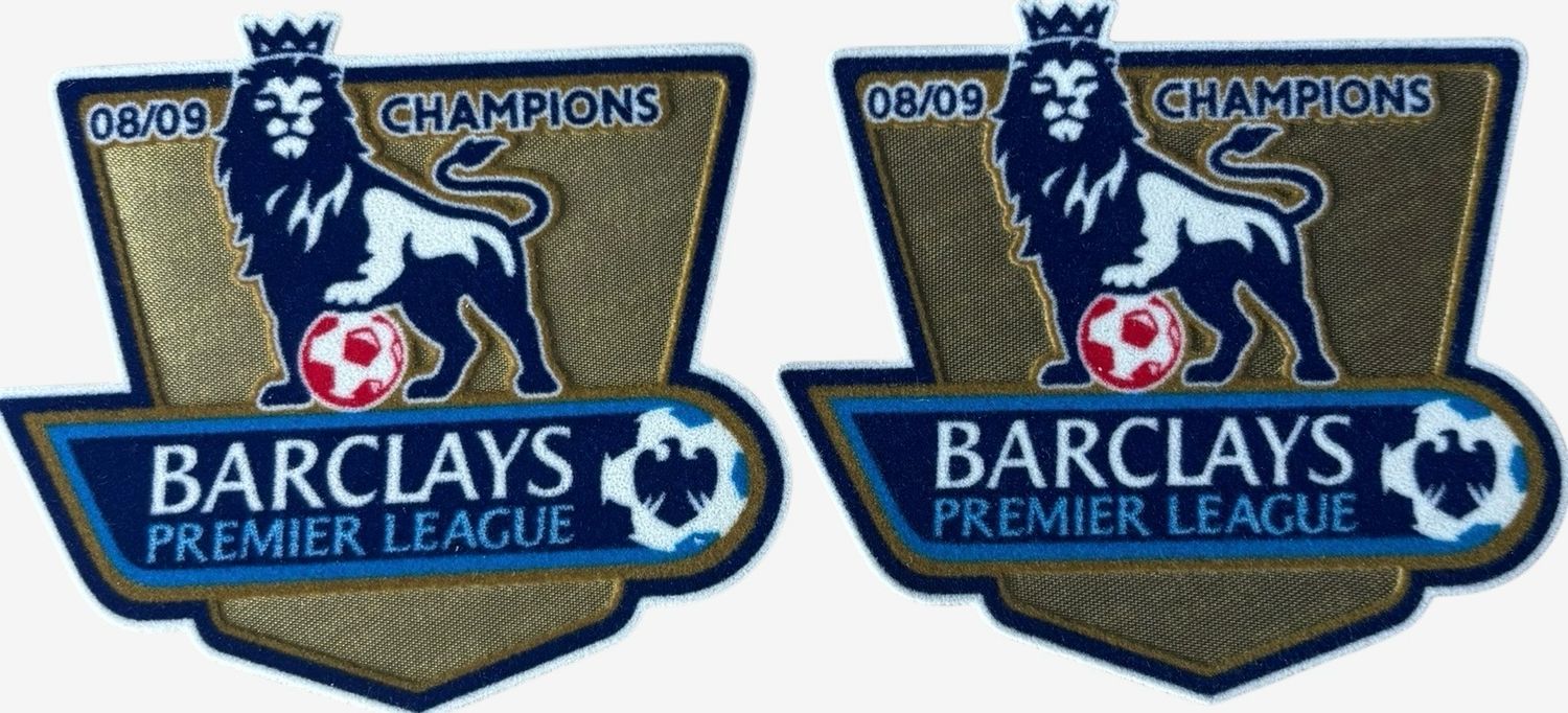 Premier League 2008/2009 Winner Patch Combi ( Repro )