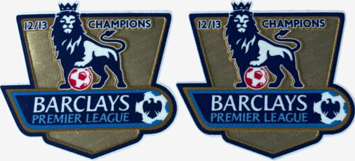 Premier League 2012/2013 Winner Patch Combi ( Repro )