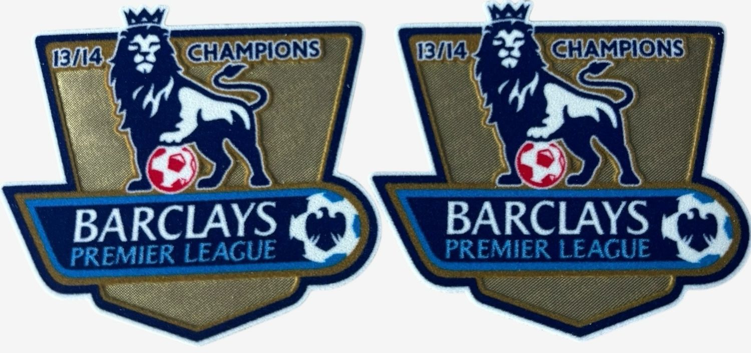 Premier League 2013/2014 Winner Patch Combi ( Repro ) 