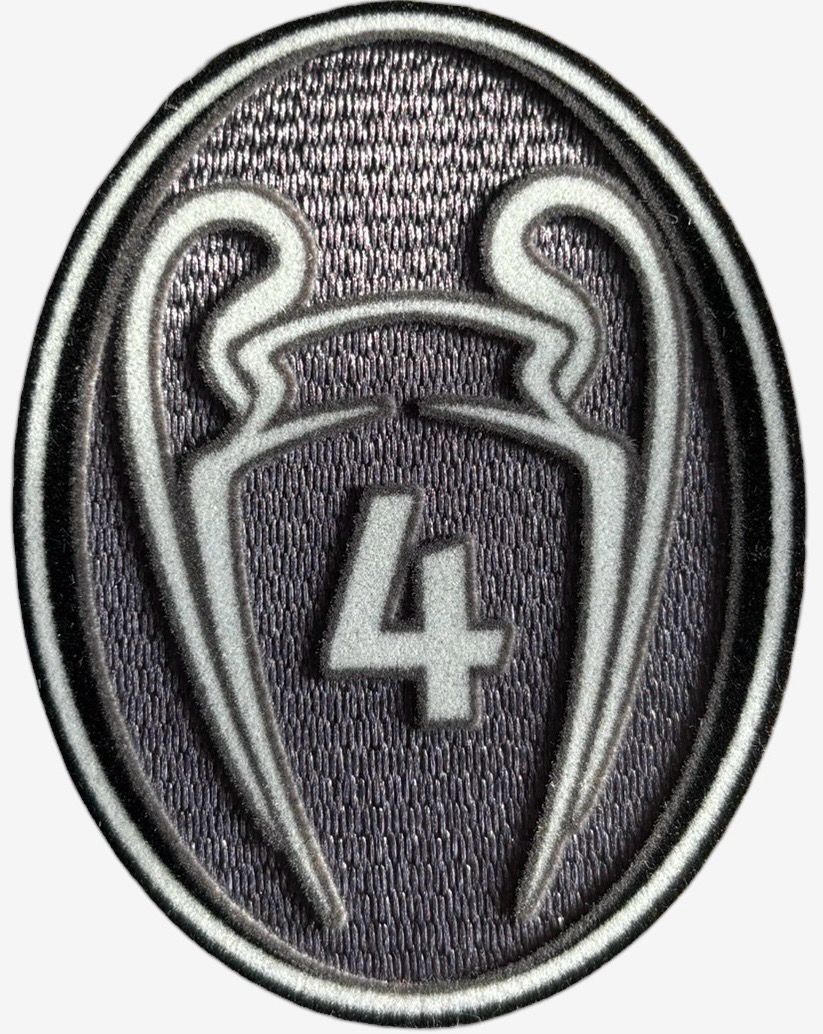 Champions League 4 keer winnaar Patch ( Repro )