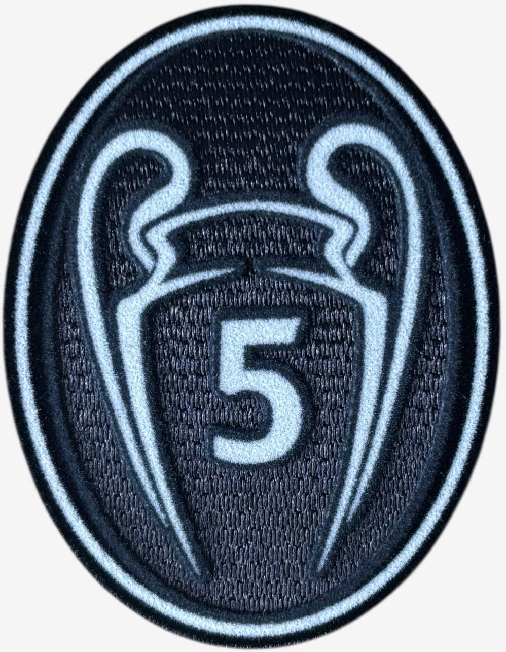 Champions League 5 keer winnaar Patch ( Repro )