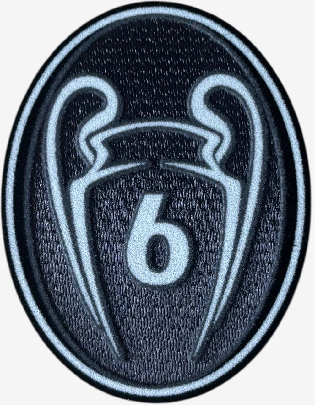 Champions League 6 keer winnaar Patch ( Repro )