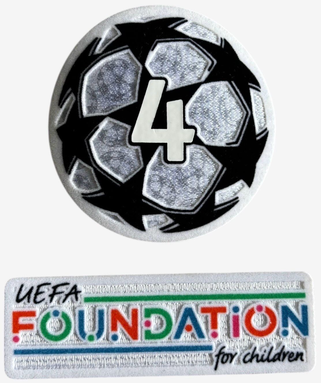 Champions League 4 keer winnaar Patch Combi ( Repro ) 