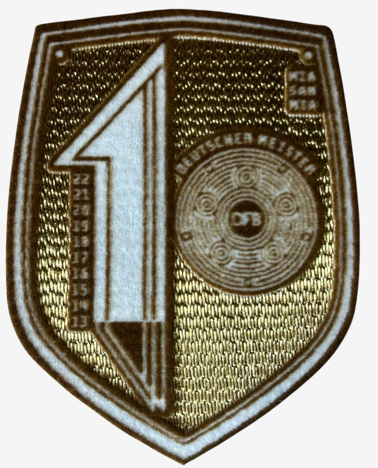 Bayern München 10 keer op rij kampioen patch ( Repro )