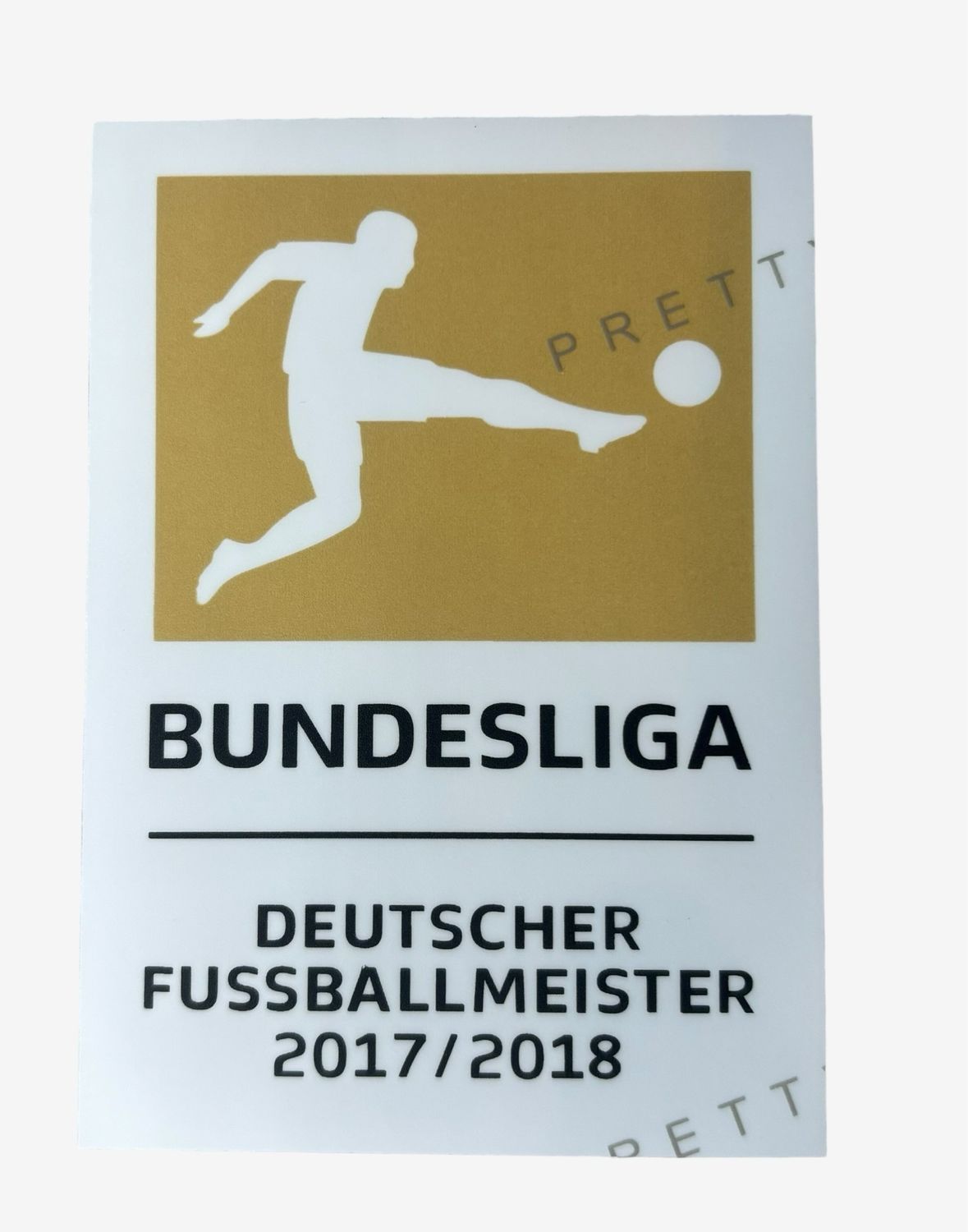 Bundesliga 2017/2018 Winner Patch ( Repro )