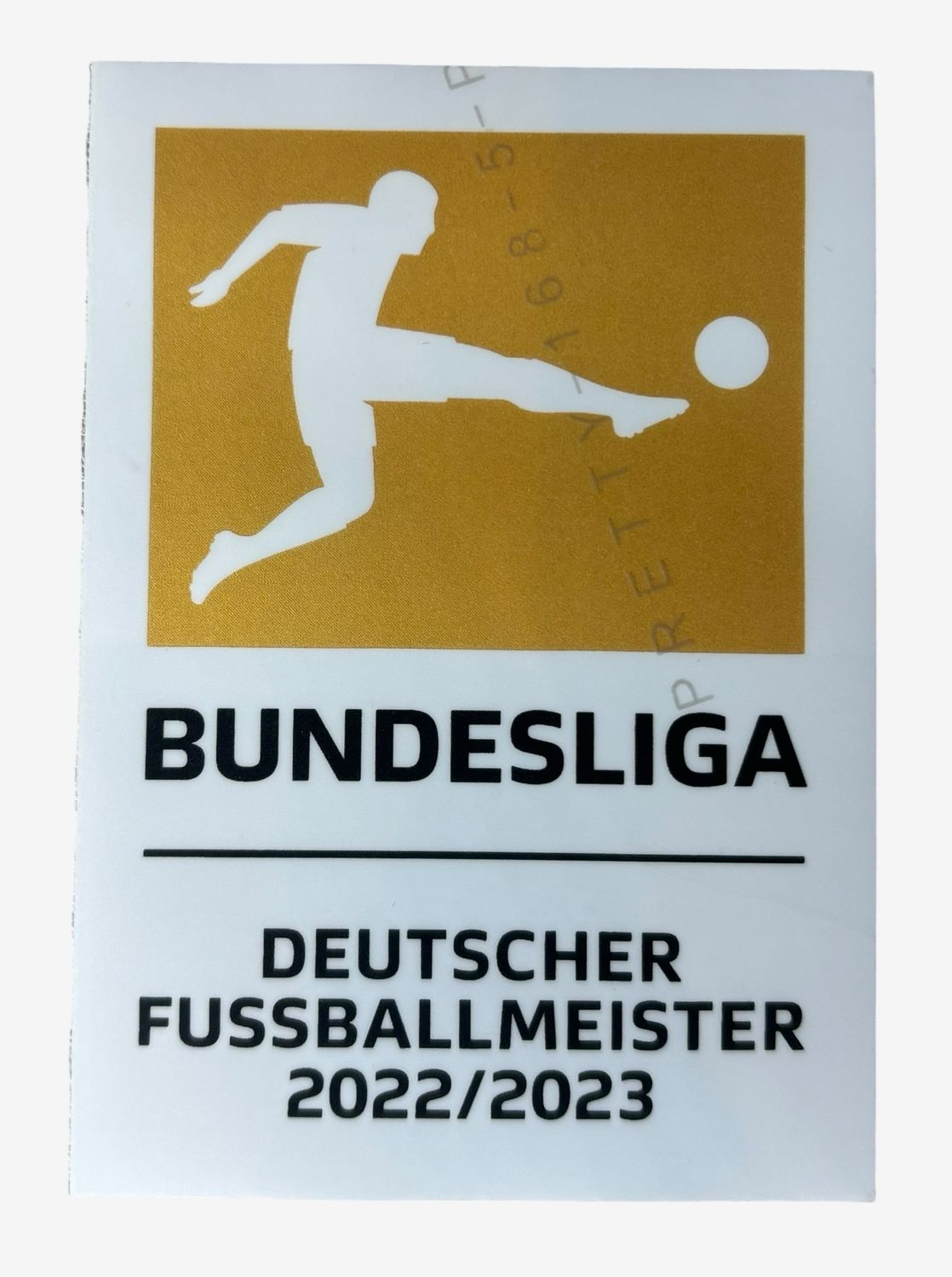 Bundesliga 2022/2023 Winner Patch ( Repro )