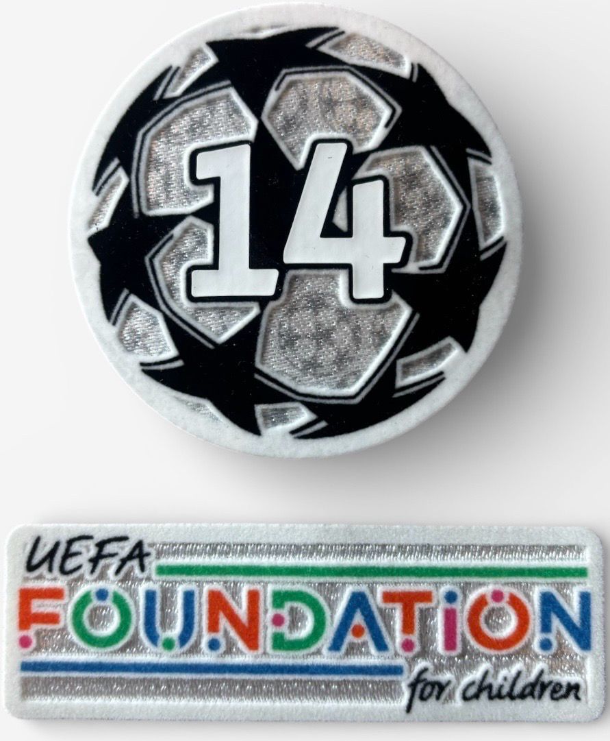 Champions League 12 keer winnaar patch combi ( Repro )