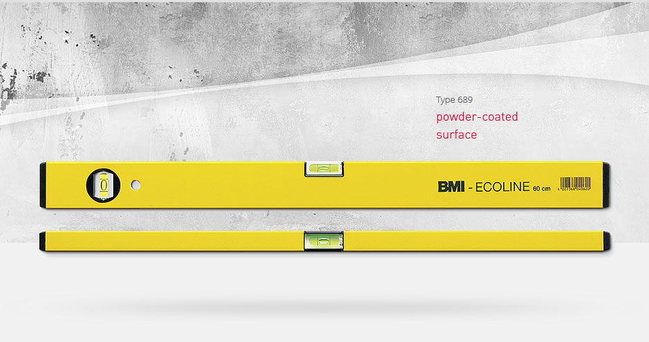689-NIVEAU A BULLE EN PROFILE ALUMINIUM BMI