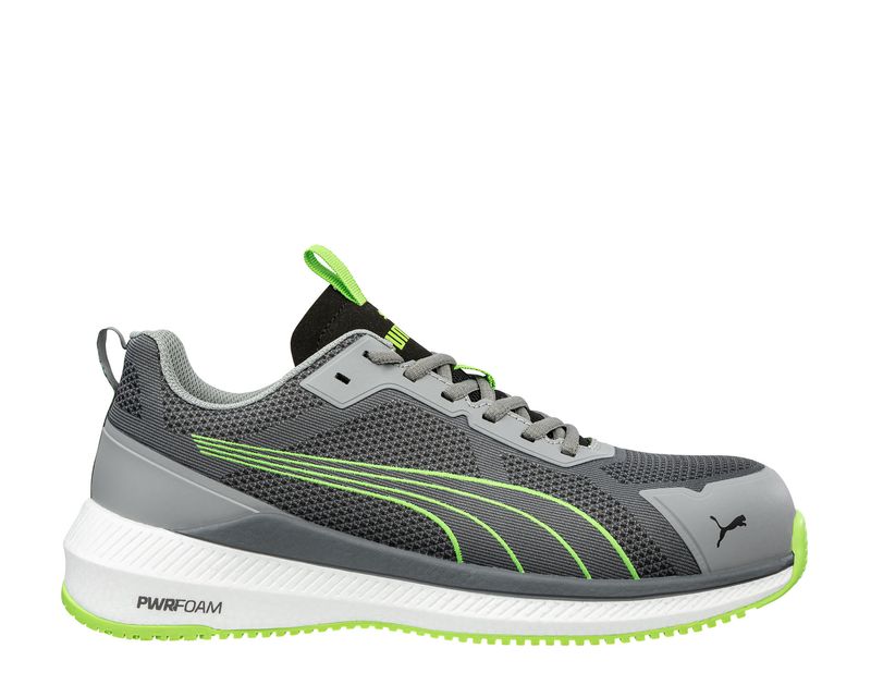 645010-CHAUSSURES DE SECURITE SLIDE GREY/GREEN LOW S1P PUMA SAFETY