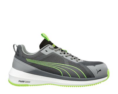 645010-CHAUSSURES DE SECURITE SLIDE GREY/GREEN LOW S1P PUMA SAFETY