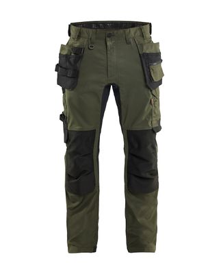 17501832-PANTALON STRETCH 2D AVEC POCHES FLOTTANTES BLAKLADER