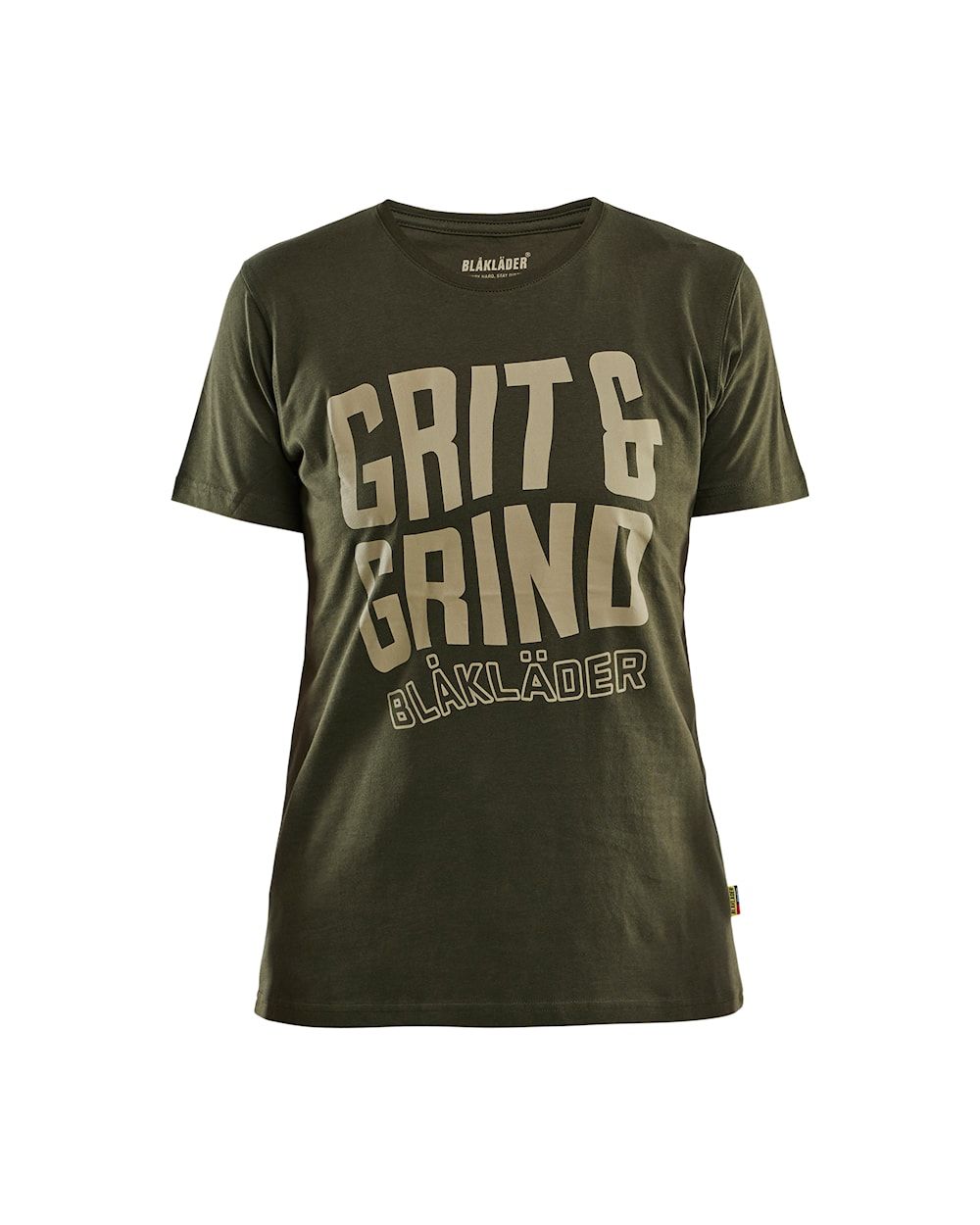 94091042-T-SHIRT GRIT AND GRIND FEMME BLAKLADER