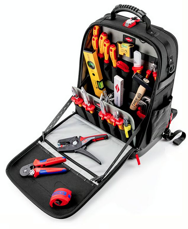 00 21 50 E-SAC A DOS MODULAR X18 ELECTRO KNIPEX