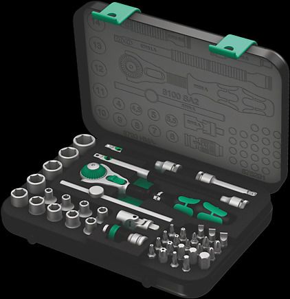 8100 SA2-COFFRET JEU A CLIQUET ZYKLOP SPEED WERA