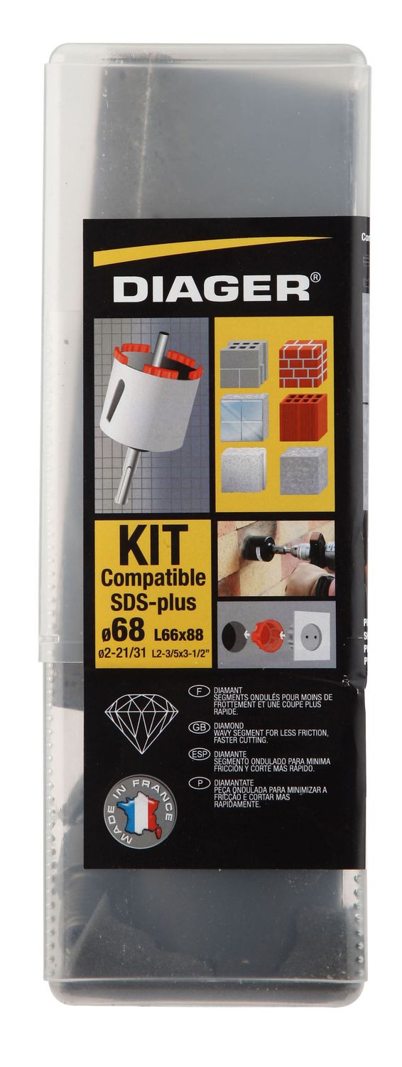 431C-KIT TREPAN DIAMANT DIAGER