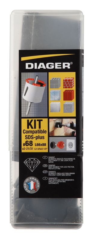 431C-KIT TREPAN DIAMANT DIAGER