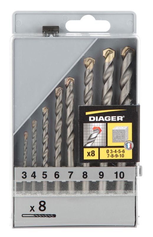250C-COFFRET FORET BETON EMMANCHEMENT CYLINDRIQUE FLASH DIAGER