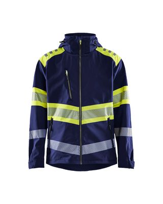 44942513-VESTE SOFTSHELL A CAPUCHE HAUTE-VISIBILITE BLAKLADER
