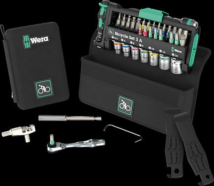 05004188001-BICYCLE SET 3A, 40 PIECES WERA