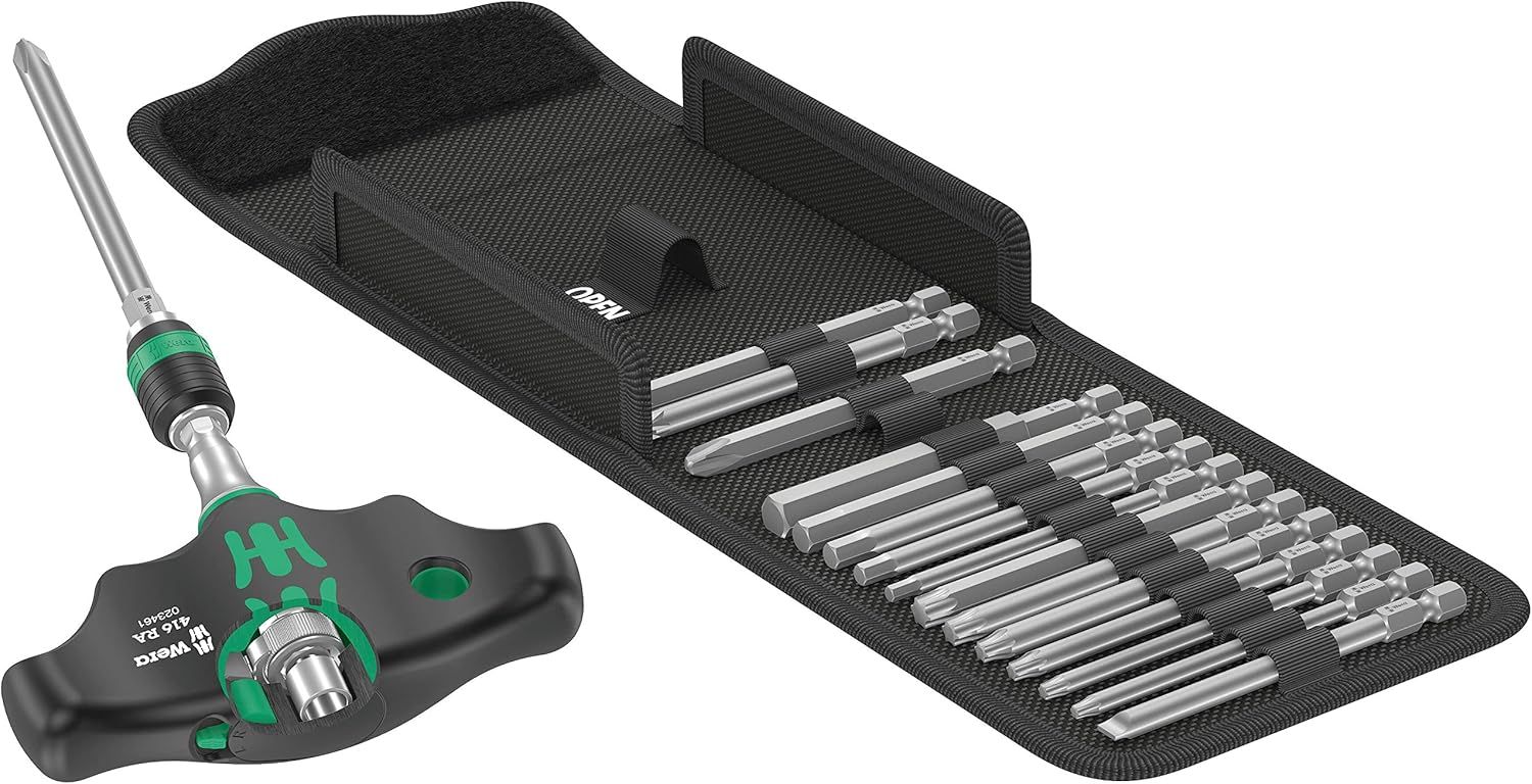 KRAFTFORM KOMPAKT 400 RA SET 1, 17 PIECES WERA