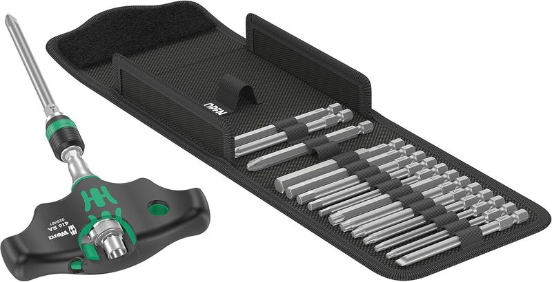 KRAFTFORM KOMPAKT 400 RA SET 1, 17 PIECES WERA